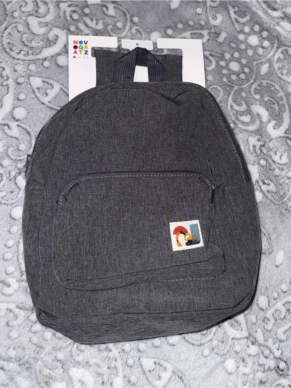 Novogratz Kids Gray Backpack – New